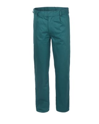 Pantalone unisex lavoro verde blu cotone irrestringibile economico