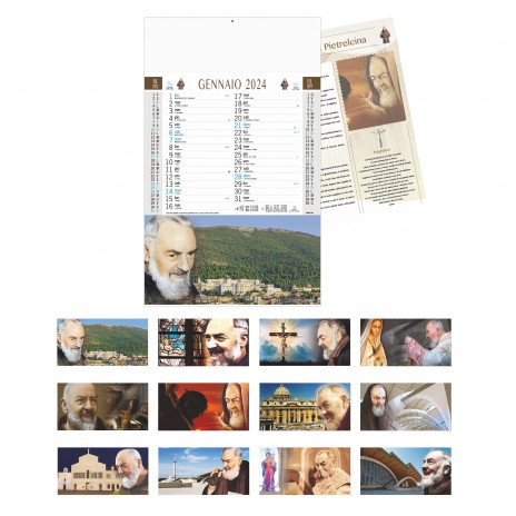 Calendario San Padre Pio Santo personalizzato economico