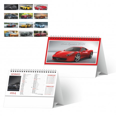 Calendario tavolo foto auto sportive