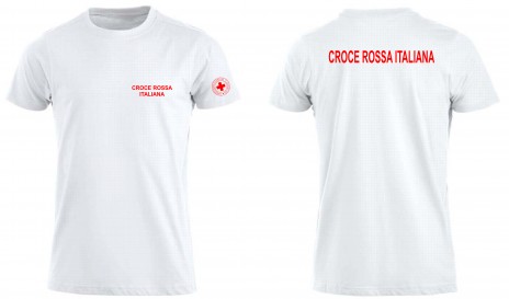 t-shirt  Volontario Croce rossa Italiana 