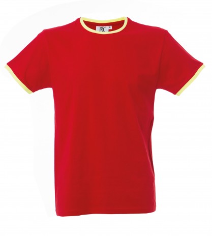 T-Shirt unisex bordi flou a contrasto